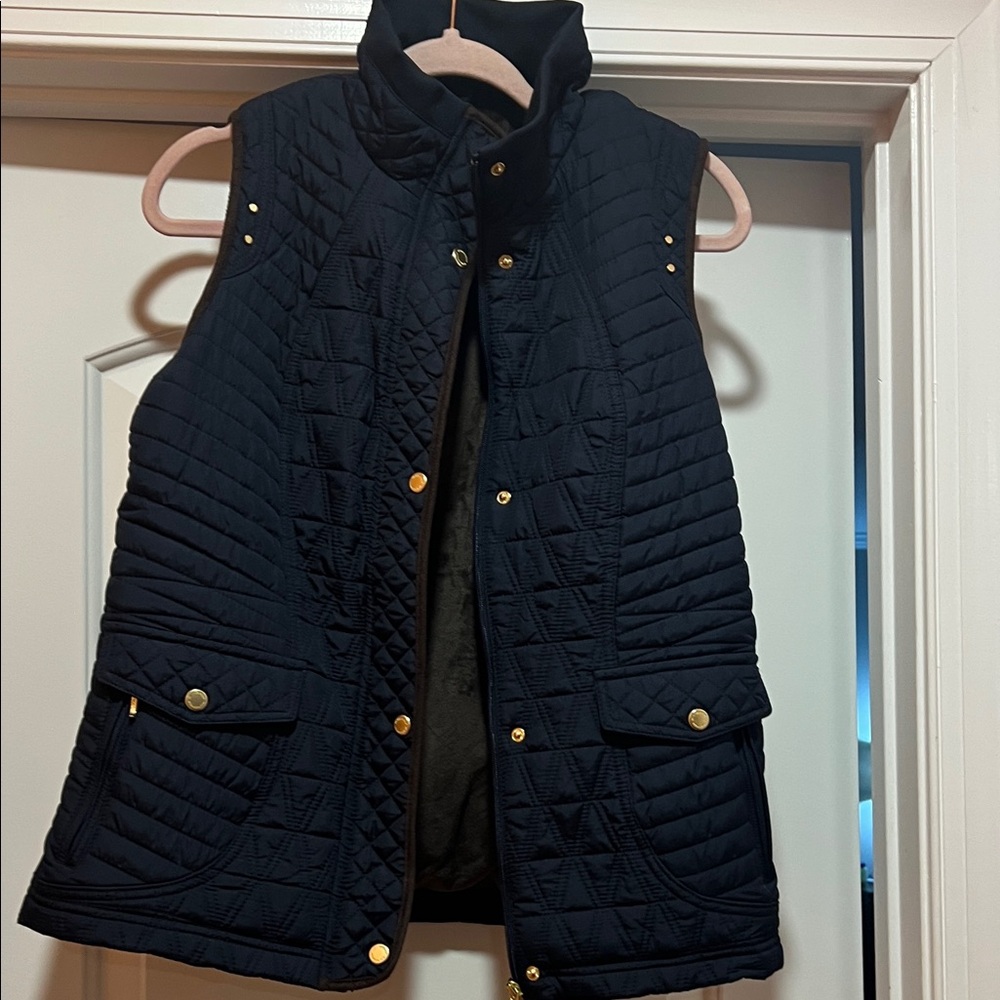 Weatherproof Women's Quilted Navy Vest
